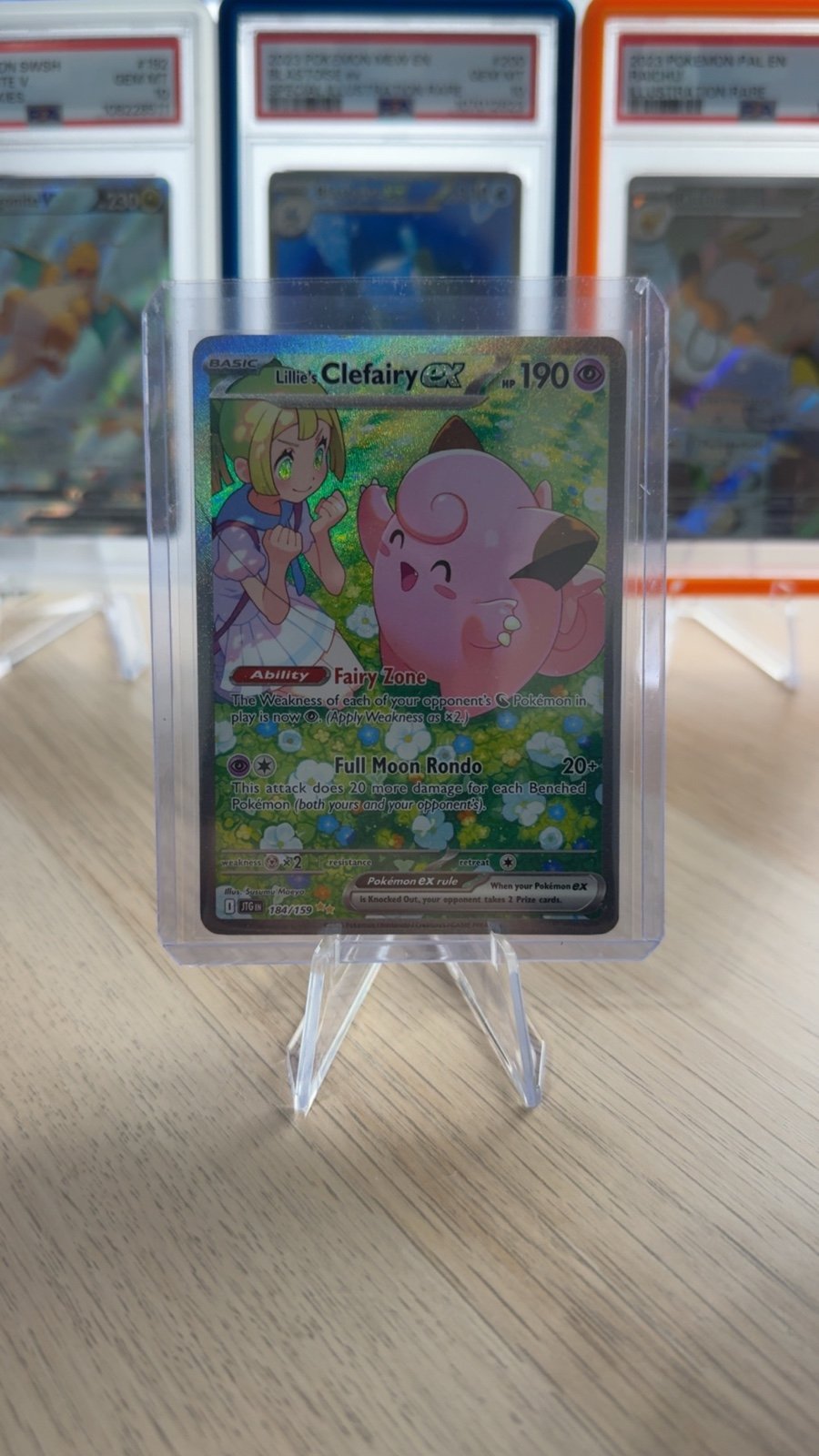Lillie's Clefairy EX 184/159 SIR Pokemon TCG Journey Together