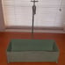 Rustic Distressed Metal Faucet Tub Planter w/ Ball Feet