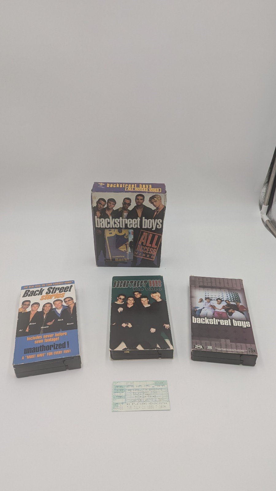 Backstreet Boys VHS collection