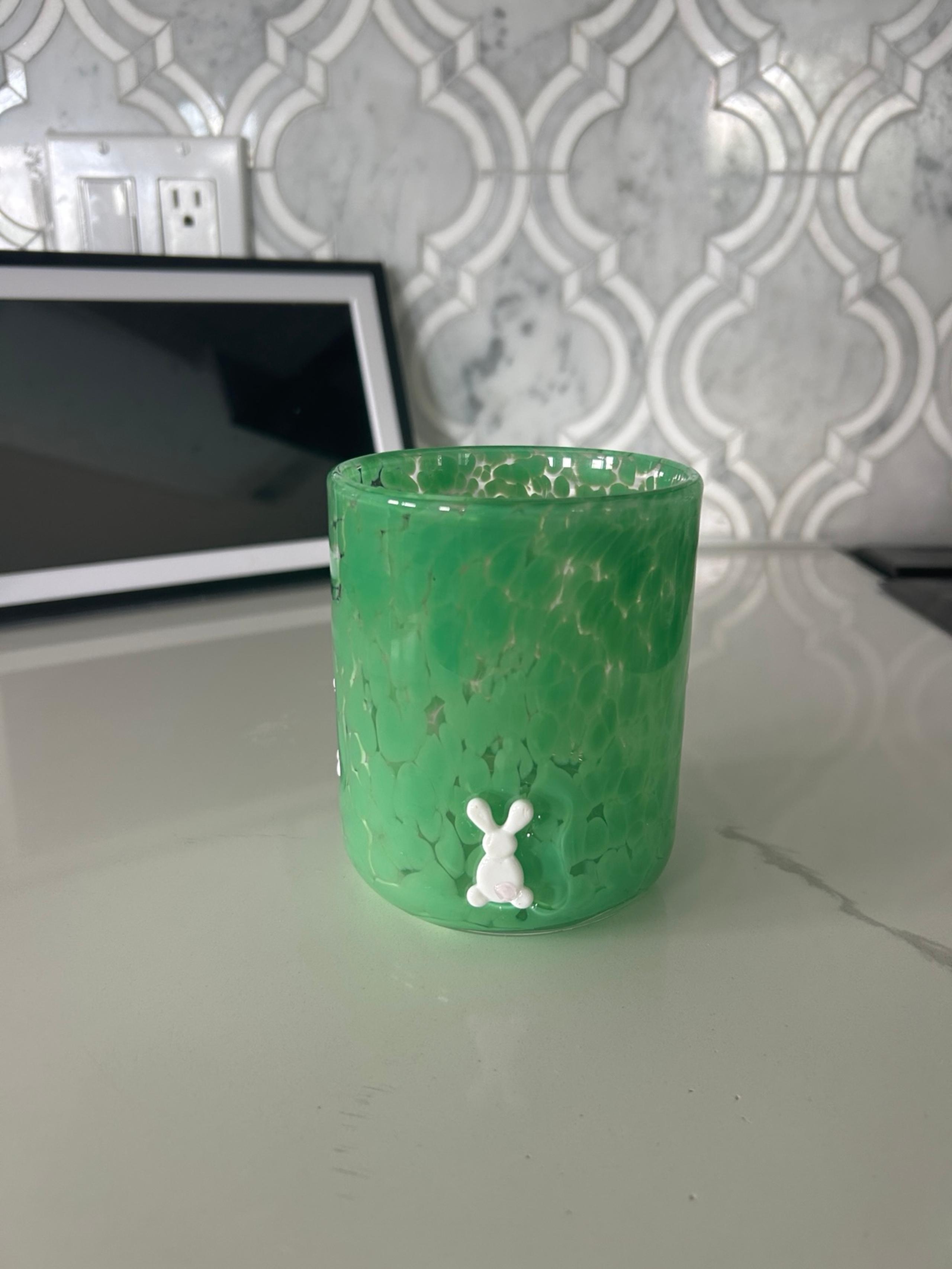 Anthropologie Bunny Juice glass (confetti collection)