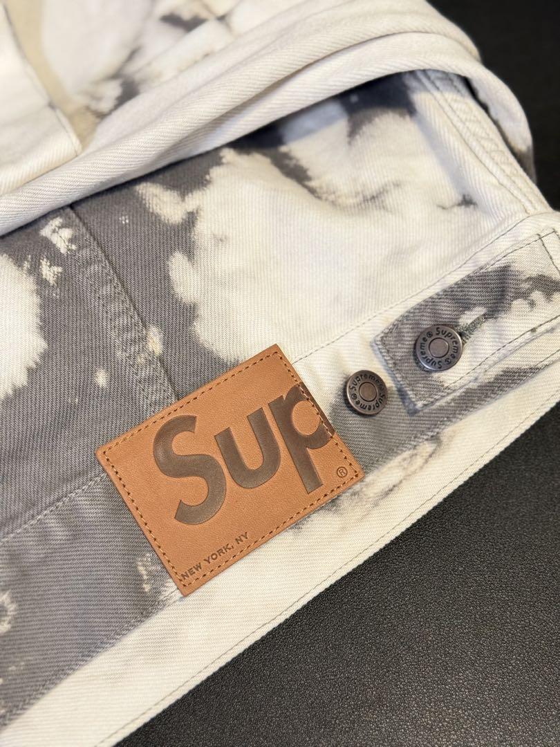 Supreme Denim Trucker Jacket Bleached