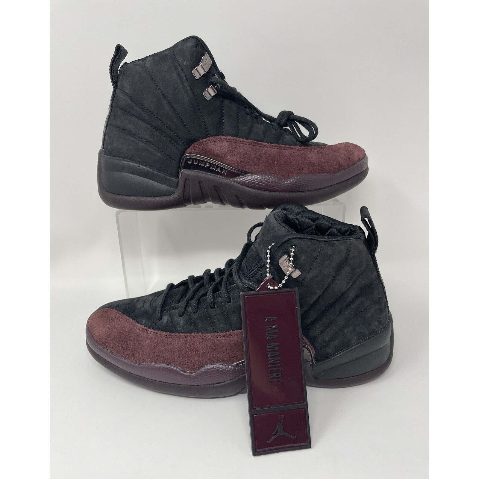 A Ma Maniere x Nike Air Jordan Retro 12 Black Women's Size 9 DV6989-001