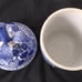 Vintage Maitland Smith Asian Blue and White Porcelian Cookie Jar w/ lid