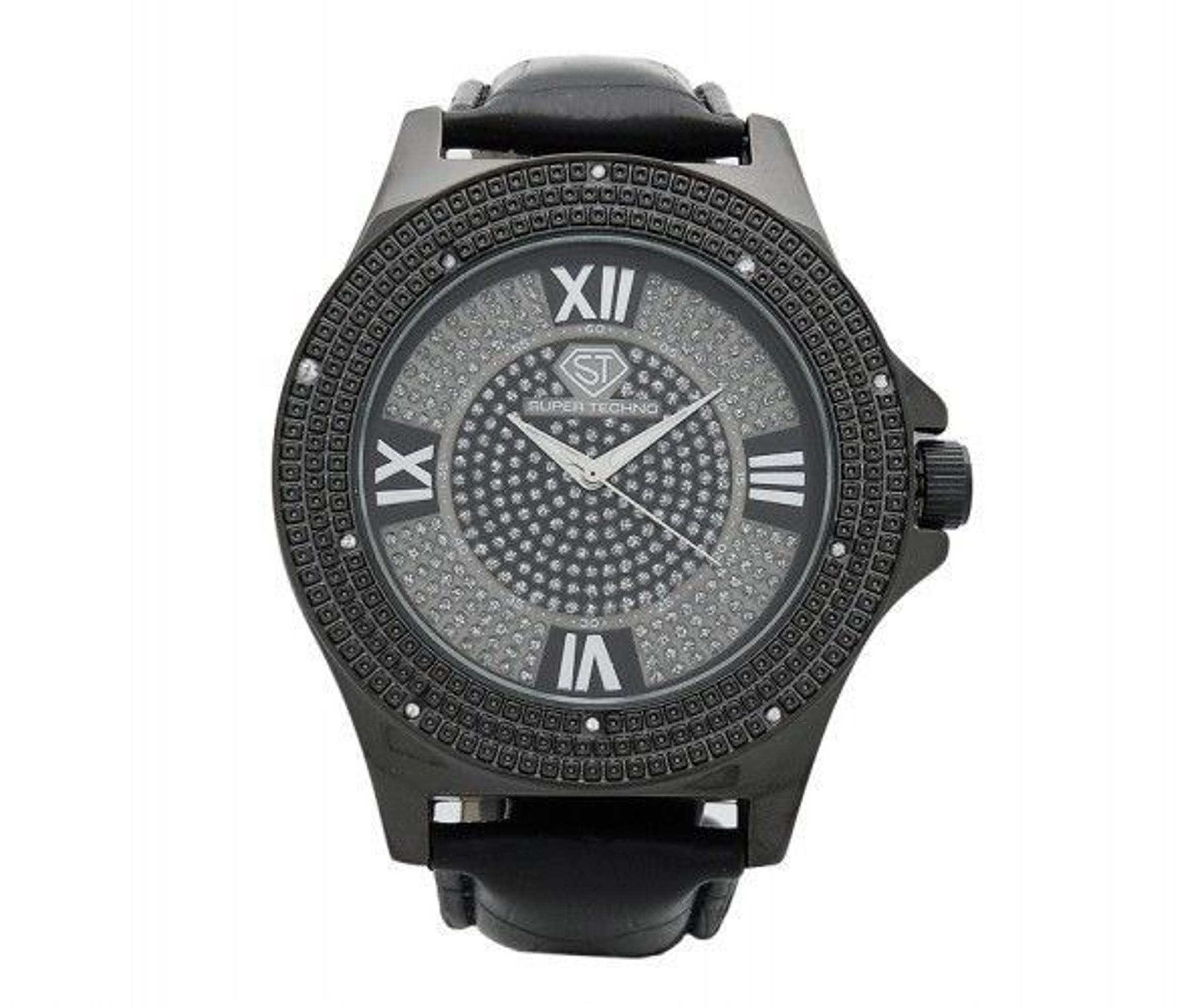 Super Techno 0.10CT diamonds Watch