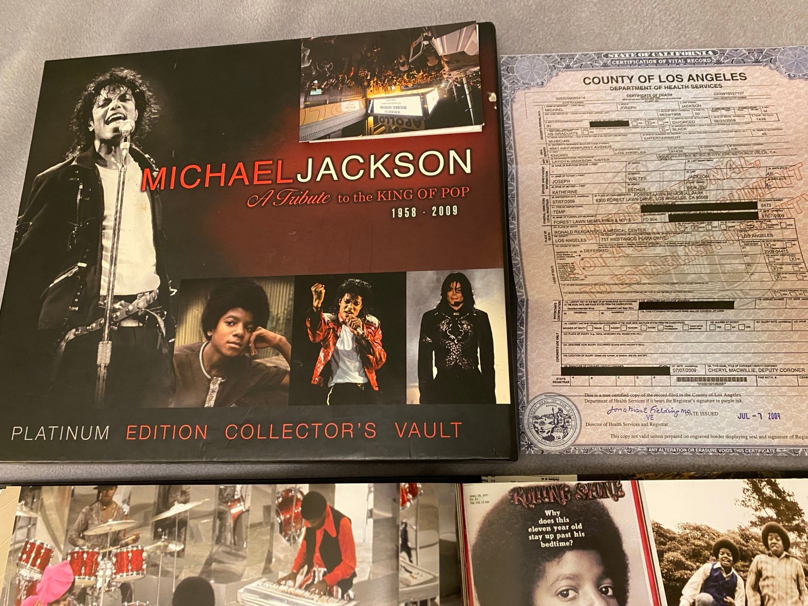 Michael Jackson Platinum Edition Collectors Vault Bppk In