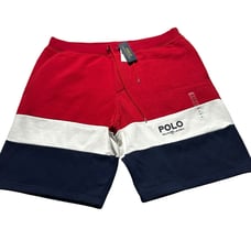 Polo Ralph Lauren Sweat Shorts Mens 3XB Sport Fleece Colorblock Spellout