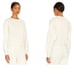Beyond Yoga - WFH Fleece Cropped Crew Sweatshirt AF7758 | Medium | Vintage White