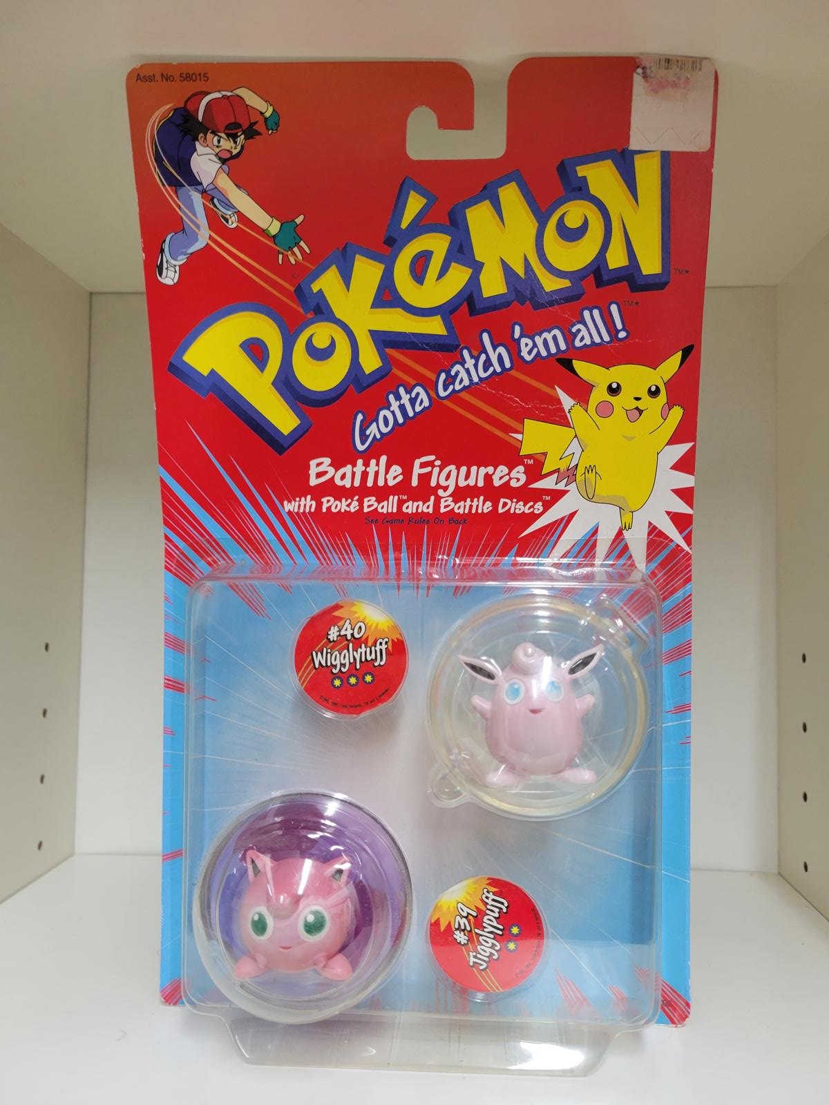 Pokémon Battle Figures Set - Jigglypuff & Wigglytuff with Poké Ball