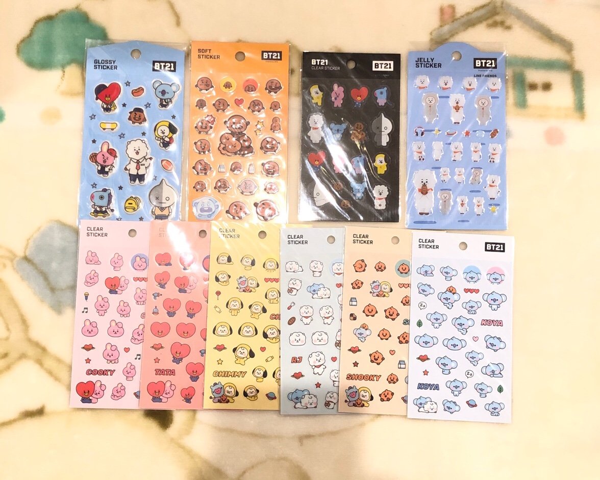 BT21 sticker set