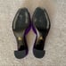 Prada Jeweled-Buckle Suede Mule Slides