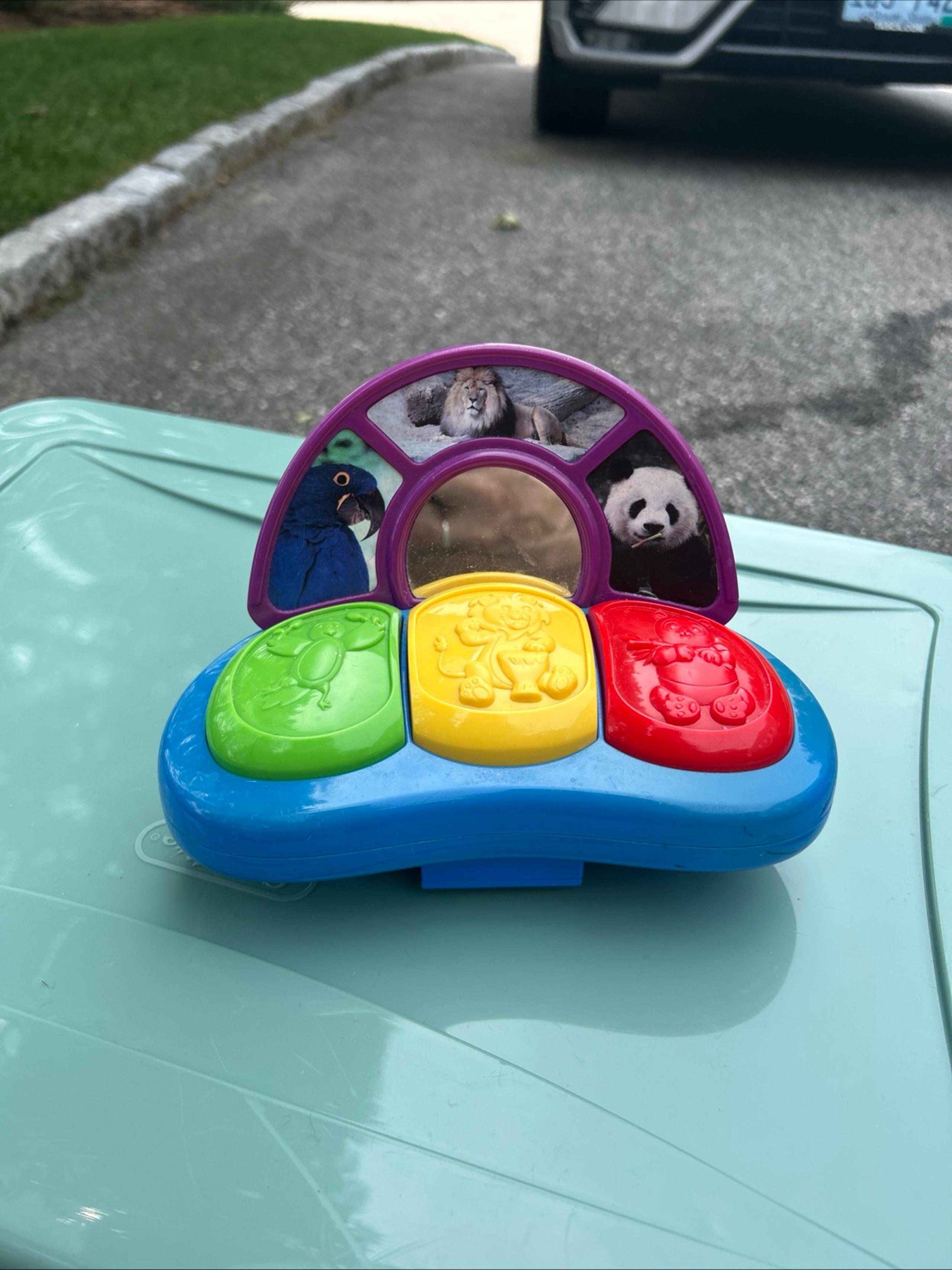 Baby Einstein World Discovery Exersaucer Talking Keyboard Mirror Replacement