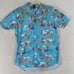 Disney Men's Lilo & Stitch Print Hawaiian Button Down Shirt Size S