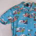 Disney Men's Lilo & Stitch Print Hawaiian Button Down Shirt Size S