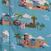 Disney Men's Lilo & Stitch Print Hawaiian Button Down Shirt Size S