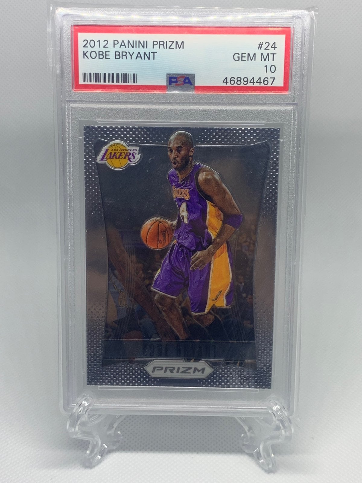 Kobe Bryant Prizm 2012-13 PSA 10