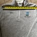 GTS Heather gray sweater fleece pullover 1/4 zip with kangaroo front pocket M