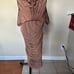 Hous eof CB 'Talya' Toffee Corset Midi Dress NWOT