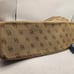 Dooney & Bourke Signature Canvas East West Slouch Shoulder Purse Used Condition.