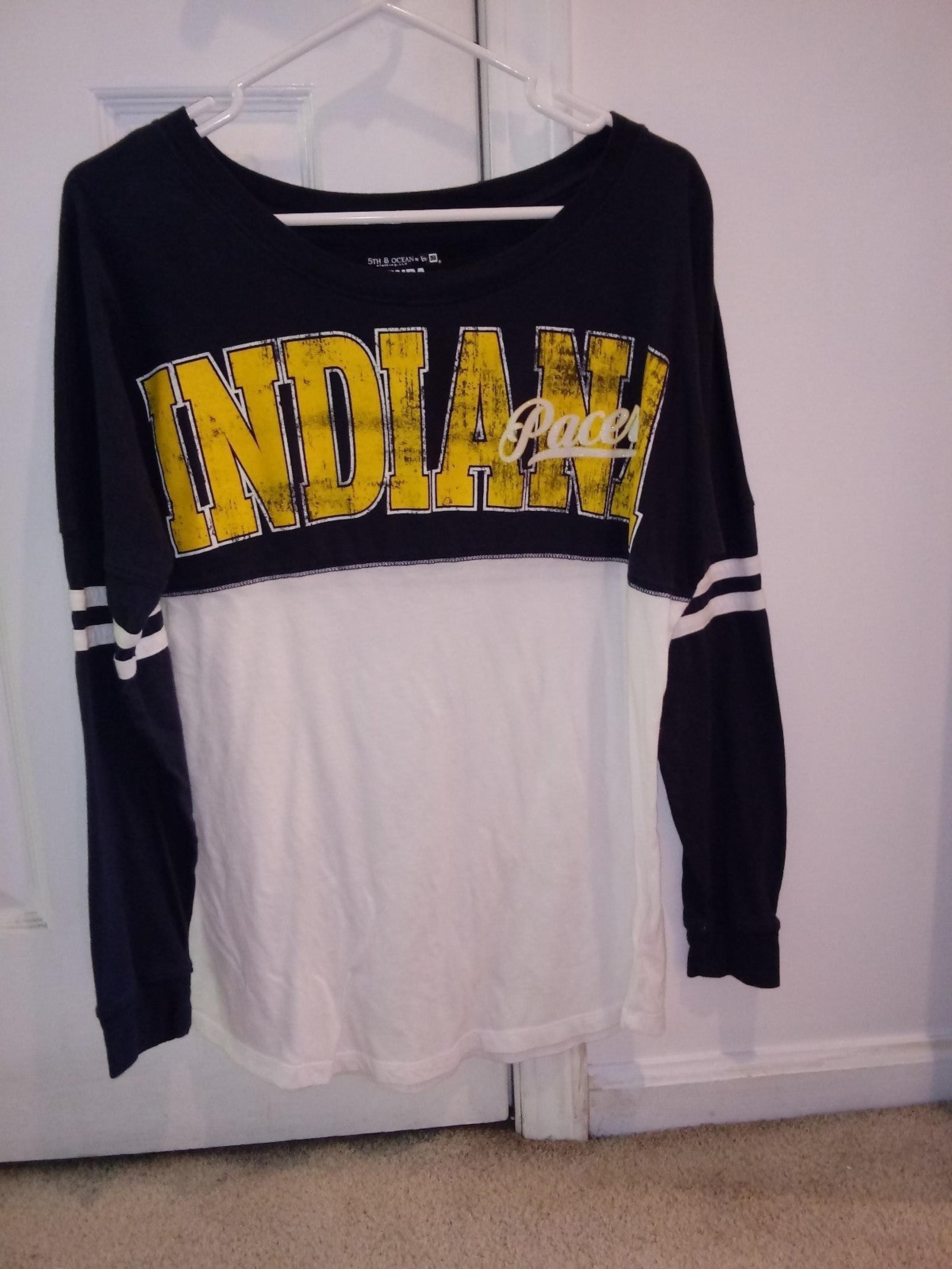 PINK Victoria's Secret Women's Long Sleeve Indiana Pacers Tee NWOT
