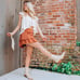 Free People Ruffles In The Sand Mini Skirt size 10