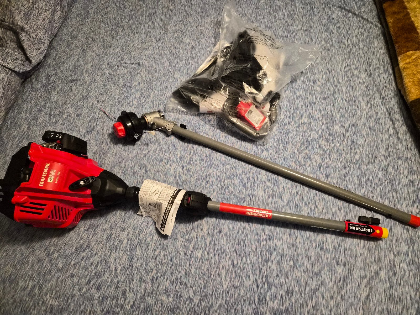 Craftsman WS2200 Attachment Capable Straight Shaft String Trimmer