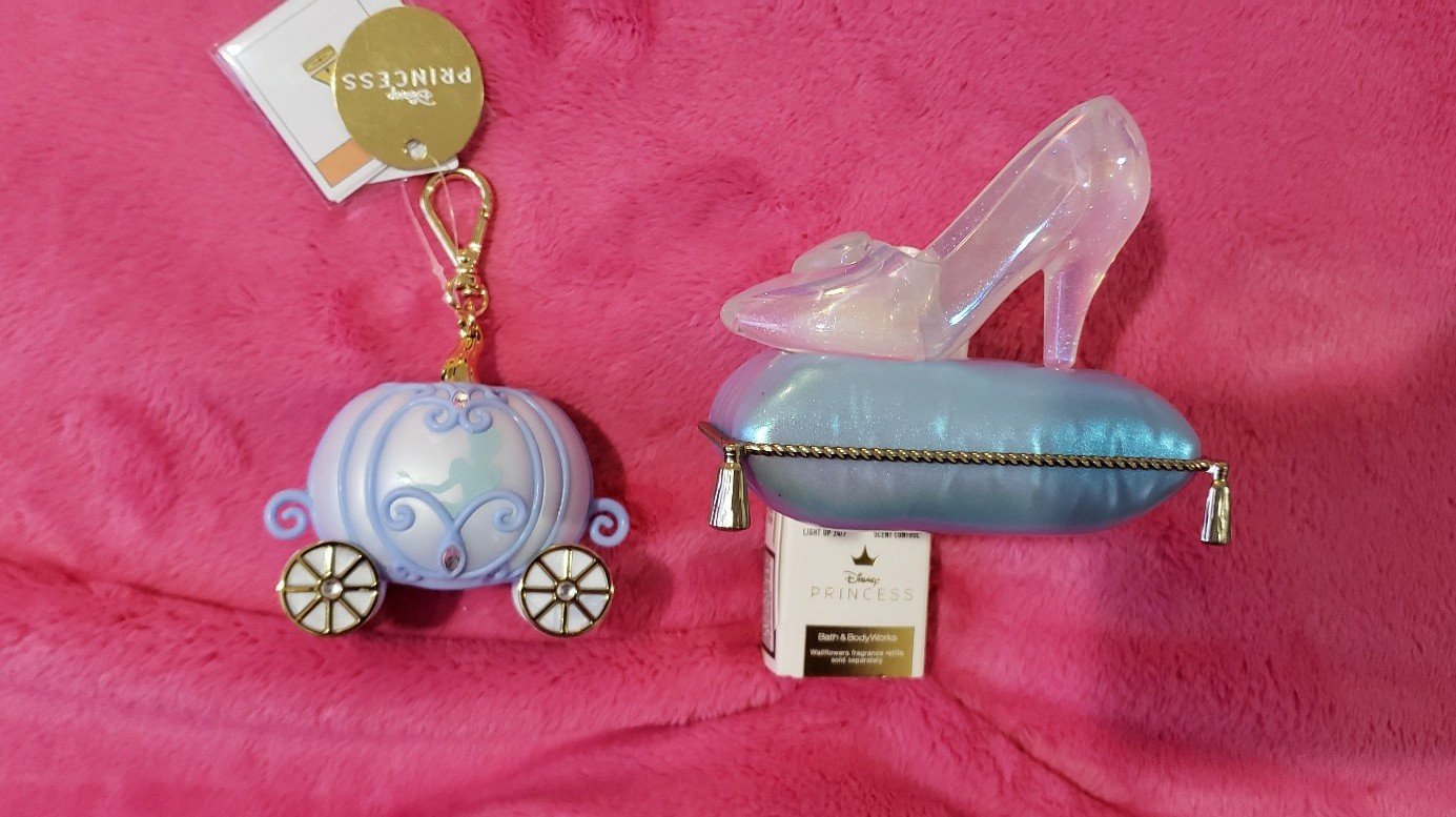 BBW Princess Cinderella Glass Slipper Wallflower Plug Nightlight & pocketbac hdr