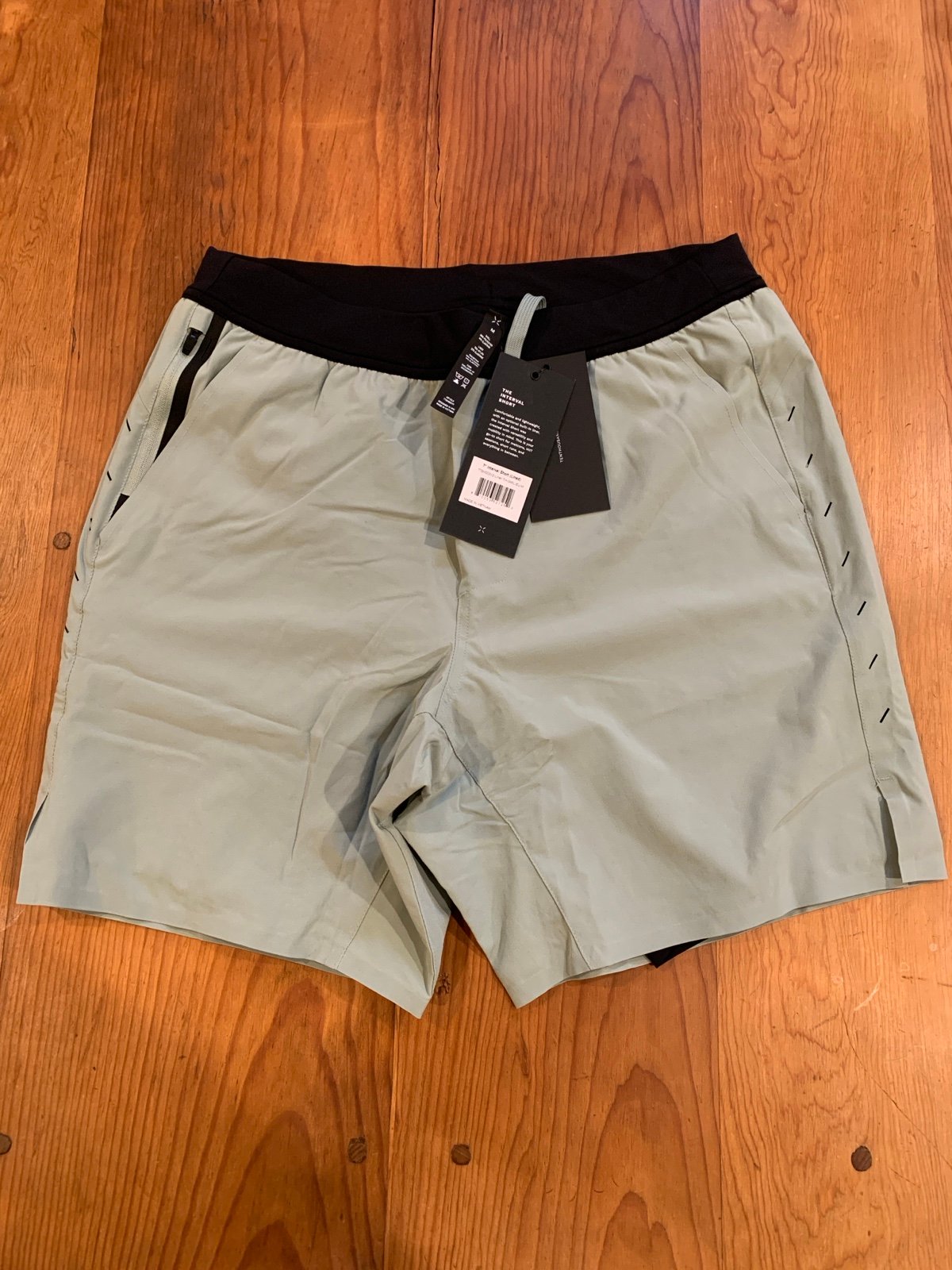 Ten Thousand Interval Shorts Mens M Green 7 in Lined Stretch Gym Running New