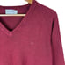 Vintage 90s Christian Dior Mens M Sweater V-Neck Pullover USA Preppy Soft Logo