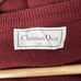 Vintage 90s Christian Dior Mens M Sweater V-Neck Pullover USA Preppy Soft Logo