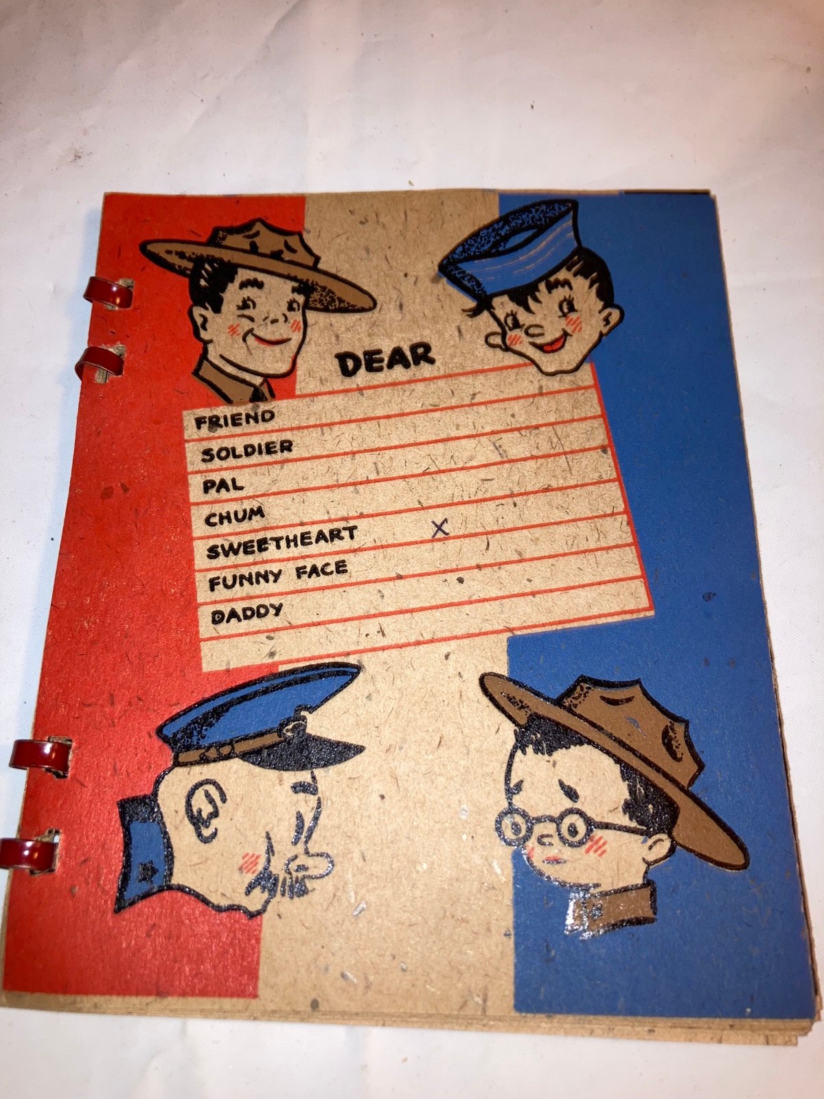 Hall Brothers 1943 Hallmark WWII Multiple Choice War Soldier Greetings Card