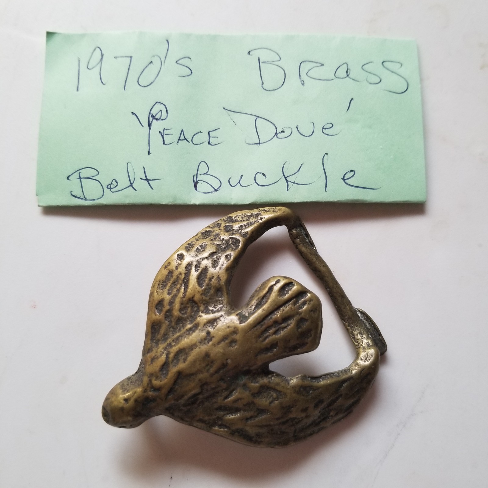 Vintage Brass Belt Buckle