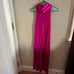 Amanda Uprichard Stanford Side-Slit Turtleneck Pink Midi Dress NWT Size L