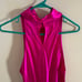 Amanda Uprichard Stanford Side-Slit Turtleneck Pink Midi Dress NWT Size L