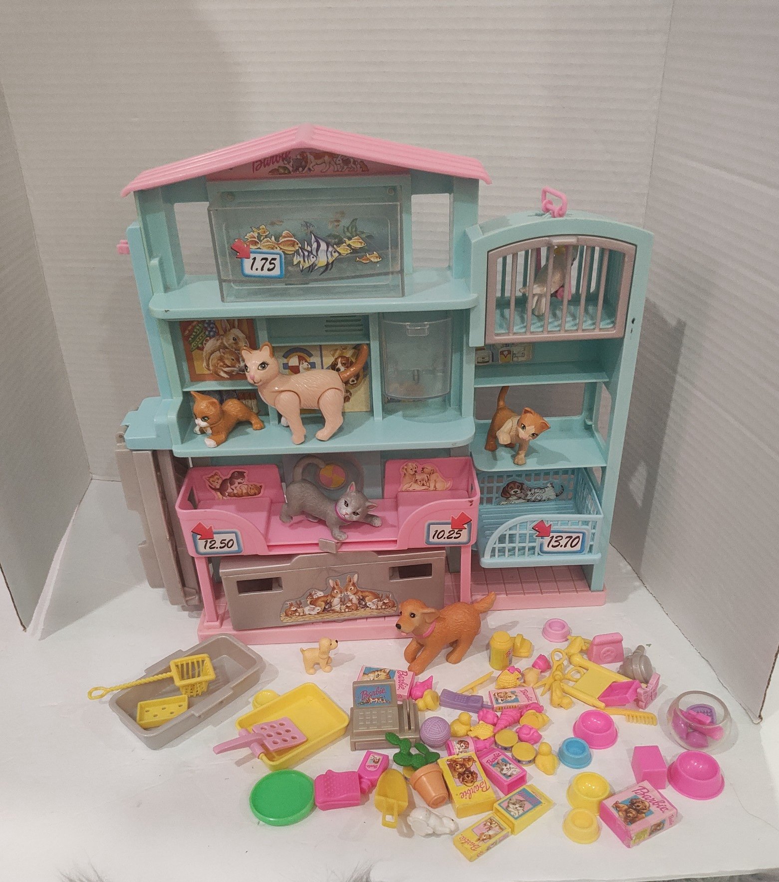 Y2K Vintage 2002 Barbie Sweet Sounds Pet Shop Set