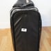 Tumi Black Leather Vintage 1970's Weekender Suitcase