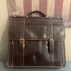 Vintage Wilson leather messenger bag 1990’s