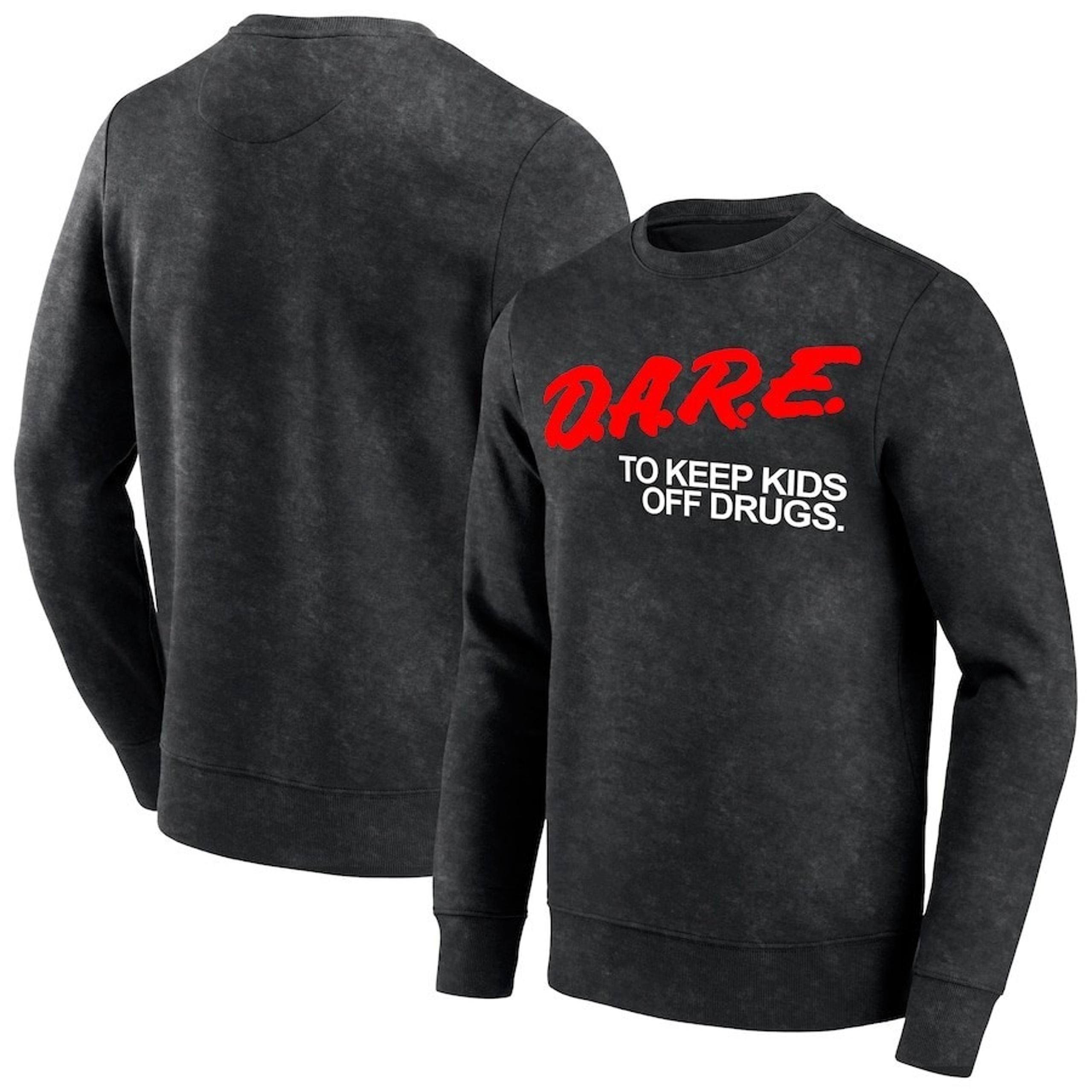 D.A.R.E. Sweatshirt To Keep Kids Off Drugs Size XL Gray Pullover 90s Y2K