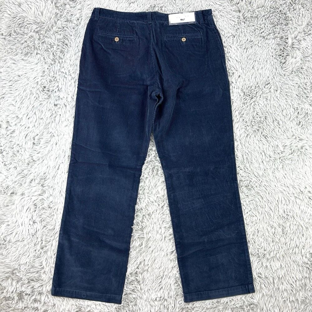 Vineyard Vines Pants Men's 35X30 Blue Corduroy Classic Club Preppy NWT