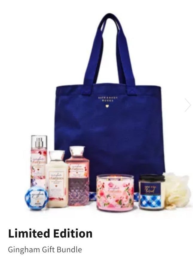 Bath & Body Works Gingham • Mother's Day Gift Bundle