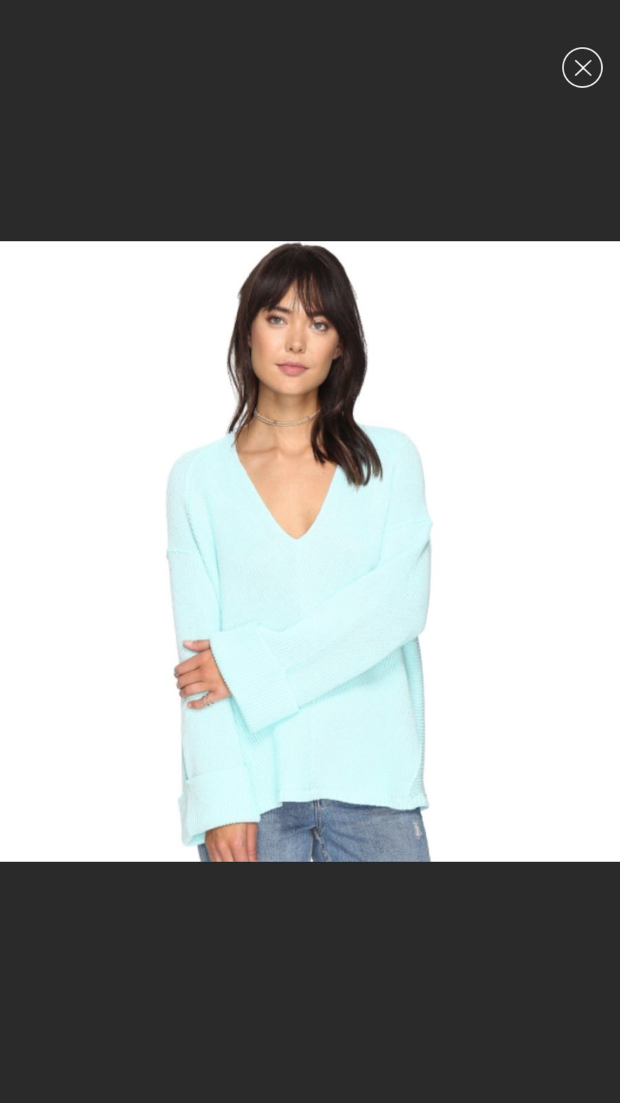 Free People La Brea V-neck Sweater