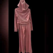 Juicy Couture Rose Velour Tracksuit Size M NWT