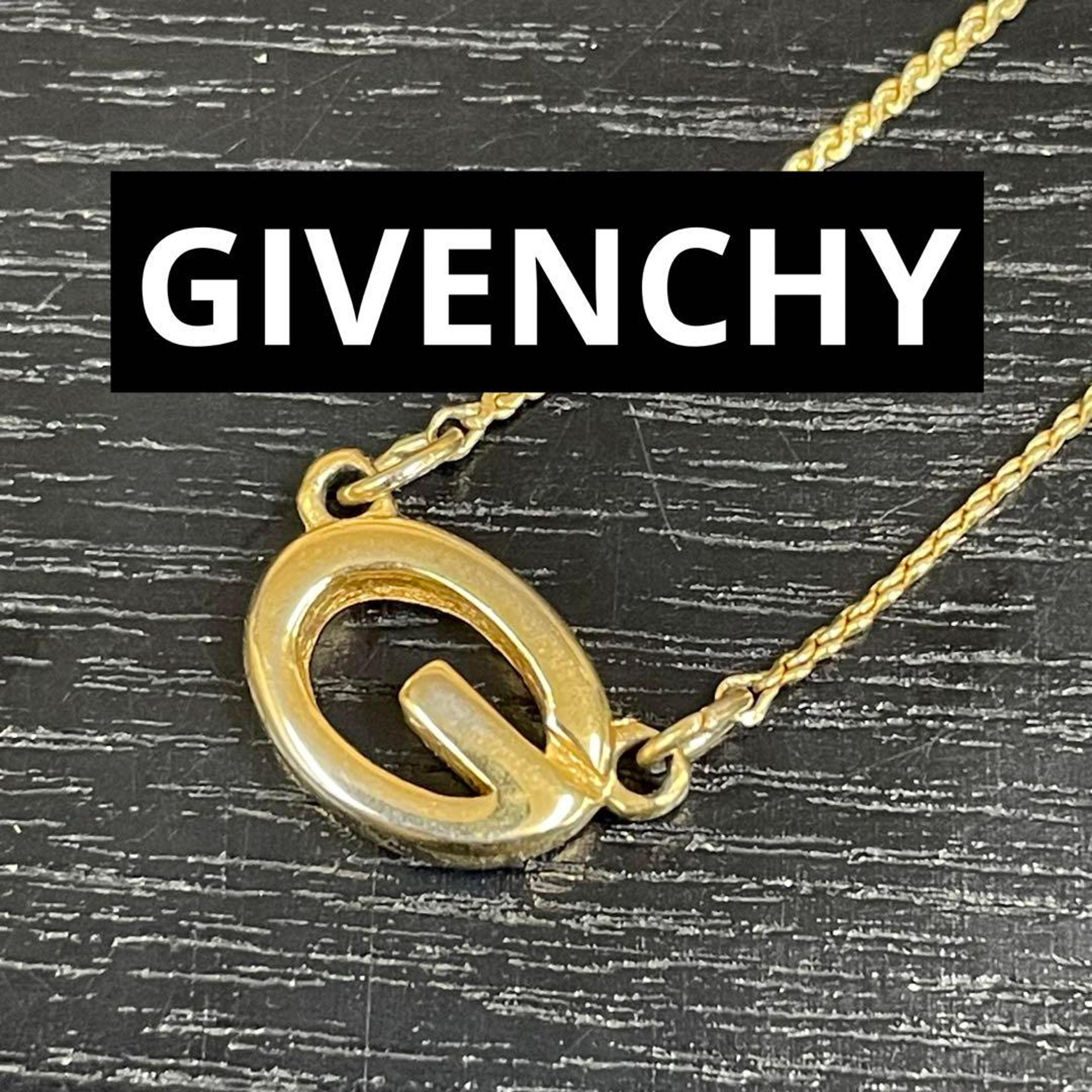 Givenchy Necklace, G Logo, Gold Tone, 39cm, Women's Accessory