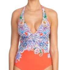 Beautiful Johnny Was Drew Twist One Piece Swimwear - CSW7421-F Retail 198.00