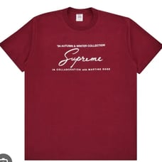 2024 Supreme x Martine Rose Tee 'Cardinal' Size-Small