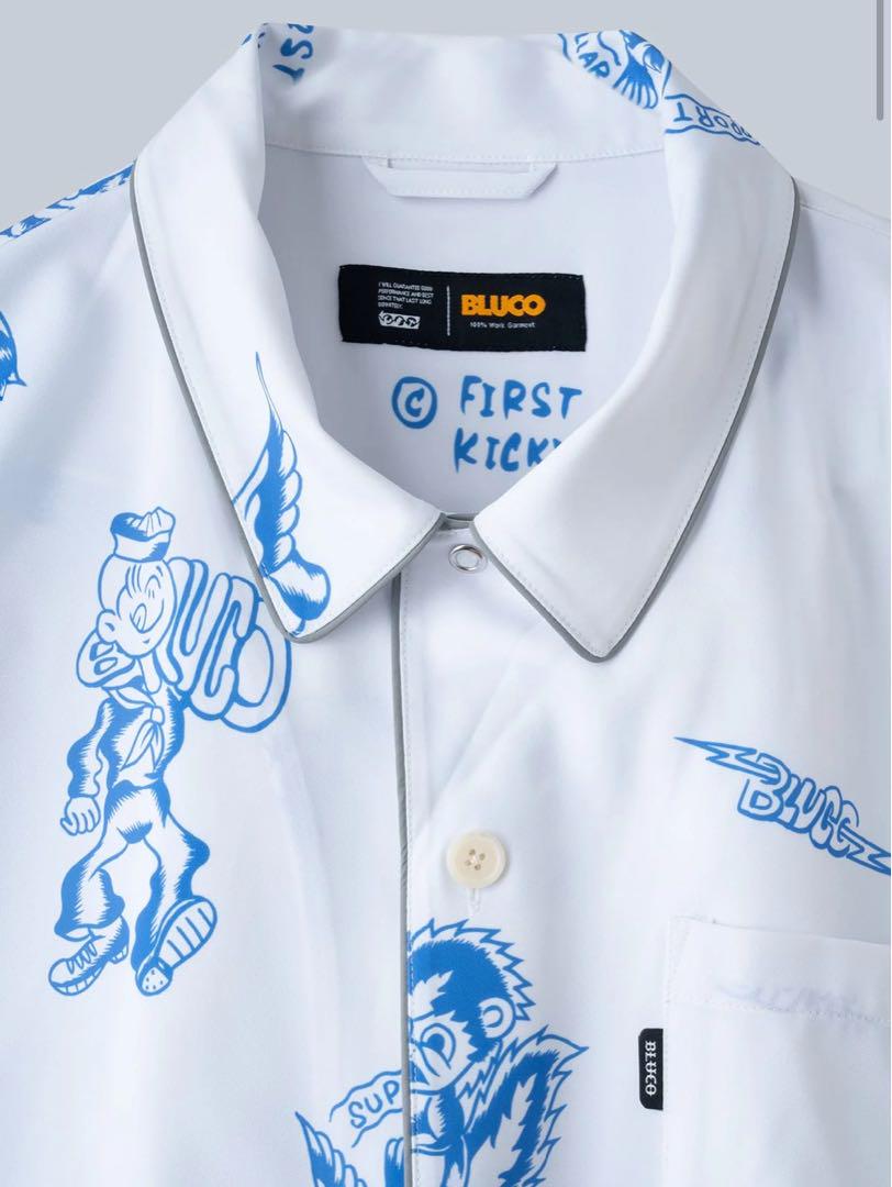 【メーカー直送】 BLUCO POOLSIDE XL White -TATTOO- S/S SHIRT トップス