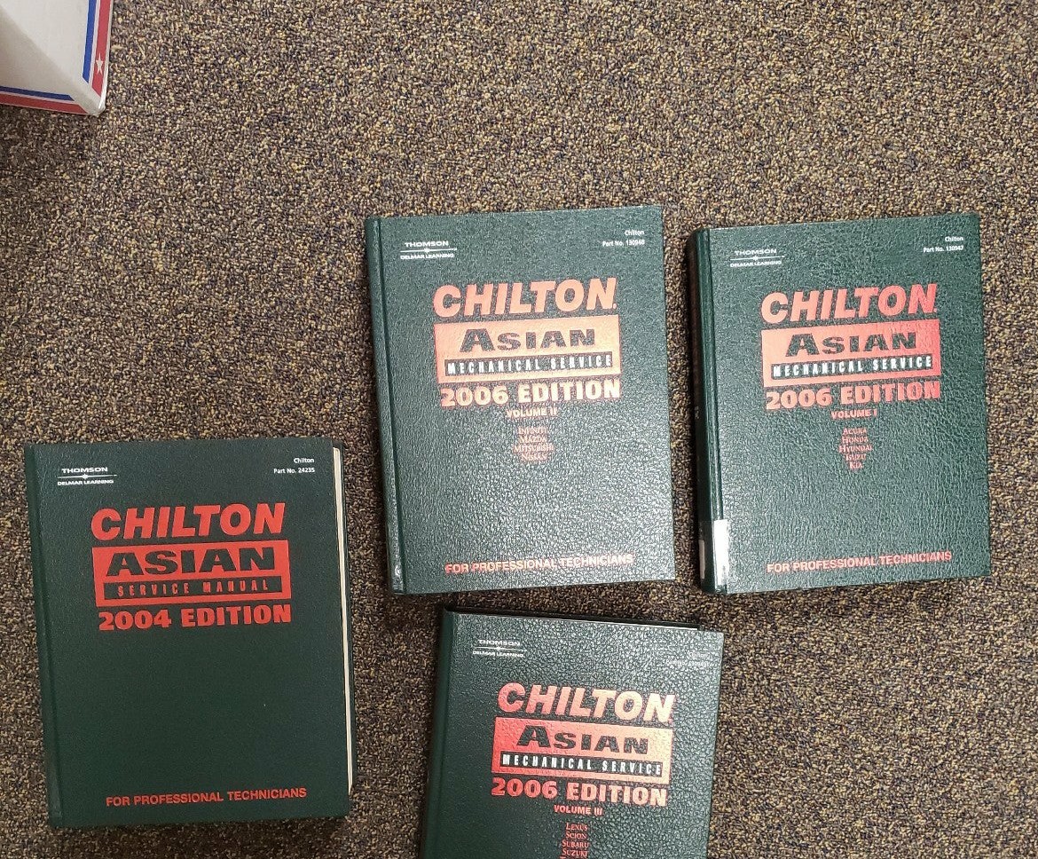 Chilton 2006 Asian mechanical service lot