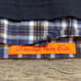 Robert Graham Blue Henley Collared Layered Shirt Black Flip Cuff - Men's Size XL