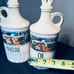 Vintage Ceramic, Art Deco, Oil And Vinegar with Farm scene. Czechoslovkia