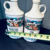Vintage Ceramic, Art Deco, Oil And Vinegar with Farm scene. Czechoslovkia