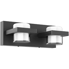 Matte Black Modern Bathroom Vanity Light LED Wall Lighting Fixtures